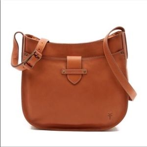 NWT~FRYE OLIVIA LEATHER PURSE~LARGE~DUSTY ROSE